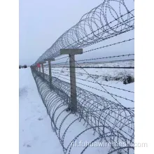 Zware Galv. Concertina Razor Wire hek voor bescherming